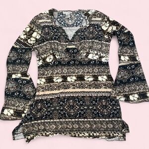 Vintage Susan Lawrence Boho Fairy Y2K Whimsygoth Top